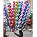 AnnoDeel 100Pcs 40inch Latex Spiral Balloons, Colorful Unique Twisted Latex Balloon for Birthday Wedding Festival Party Supply Decorations Random Color