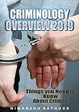 Criminology overview 2019