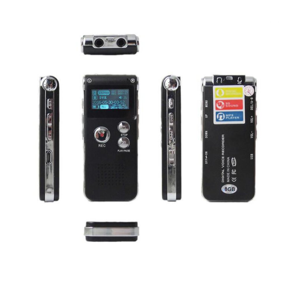 Enregistreur Vocal Numérique, Mini Enregistreur Vocal Dictaphone Rechargeable Usb Avec Lecteur Enregistreur Vocal Numérique, Mini Enregistreur Vocal Dictaphone Rechargeable Usb Avec Lecteur