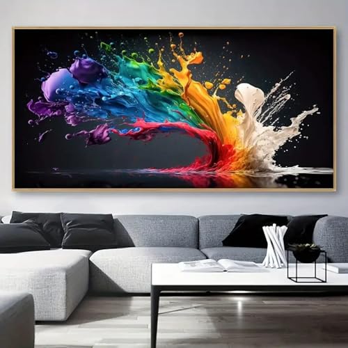 Impressions sur toile art moderne salon affiche abstraite