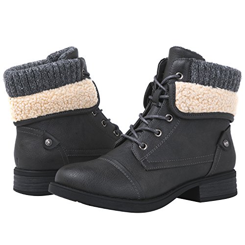 14% Off GLOBALWIN Women's Combat Ankle Boots – Low Heel - Image 3