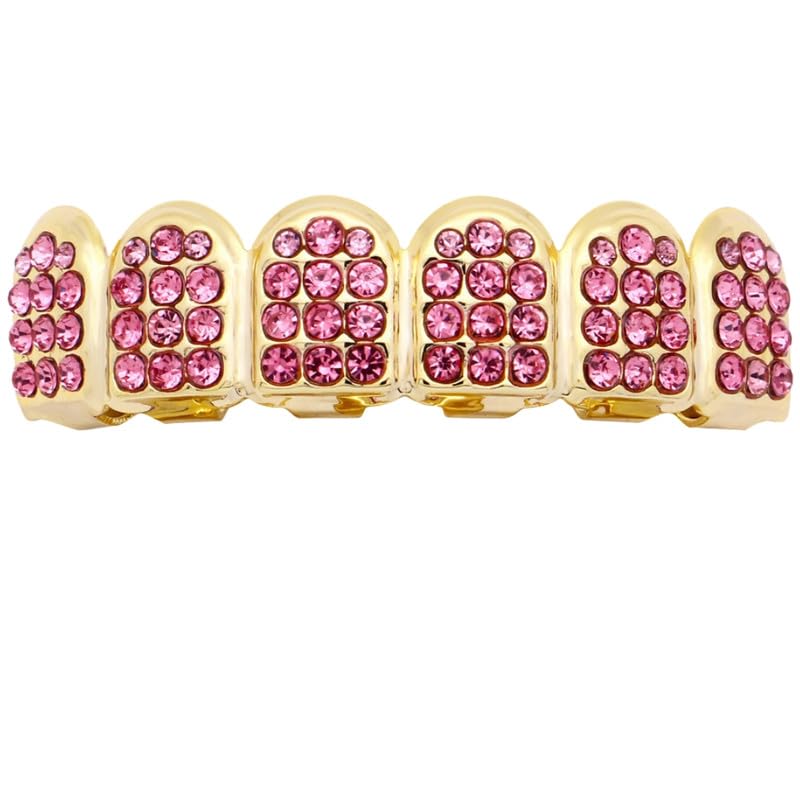 Gold Plated Multi-Color Teeth Braces Vampire Decoration Accessory For Men And Women-image-20