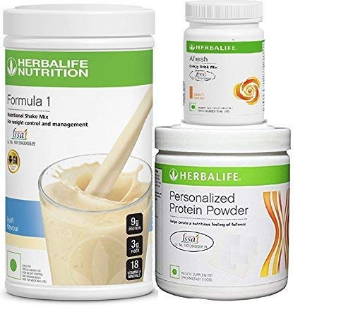 Herbalife Formula 1(Kulfi) with Personalized Protein Powder(200gm)+Afresh(Peach)-picture-10