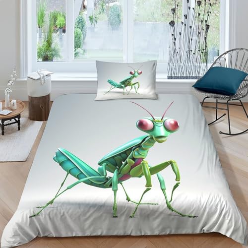Housse de couette Praying Mantis 3D en microfibre 135x200 cm - 2