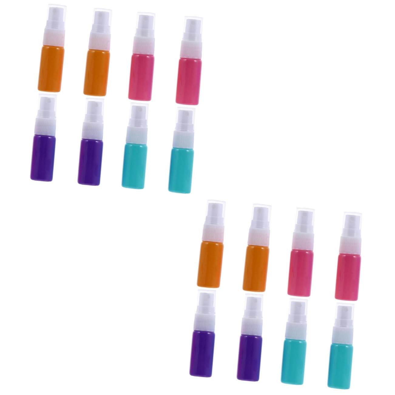 FRCOLOR 16 flaconi di profumo in, per la pulizia, per l'emulsione, per il trucco, da viaggio, per il trucco, da viaggio, da viaggio