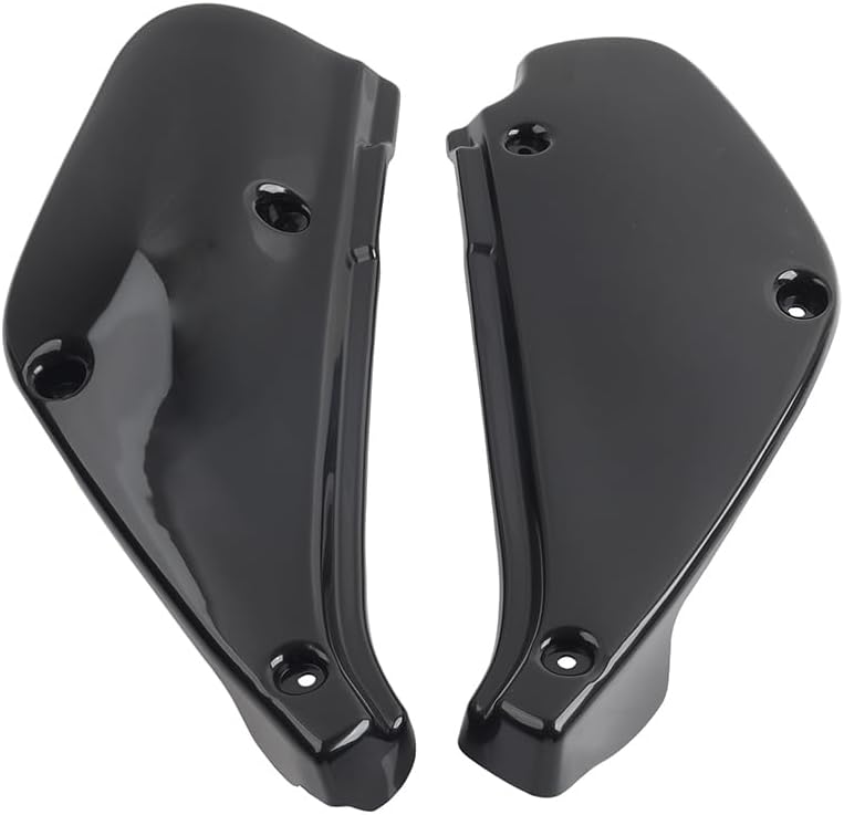 Lirun 2 Pcs Gas Tank Protectors Lower Tank Trim Covers ABS Unpainted Black For Honda XR80R 1988-2000, For Honda XR100R 1988-2000