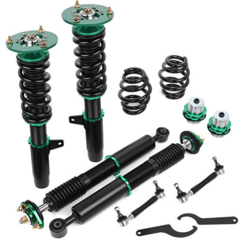 ECCPP Coilovers Struts fit for BMW for 323Ci 2000,for 325Ci 2001-2005,for 325i 2001-2005,for 330Ci 2001-2006,for 330i 2001-2006 Height Adjustable Coilovers Suspension Kit Spring Strut Shock