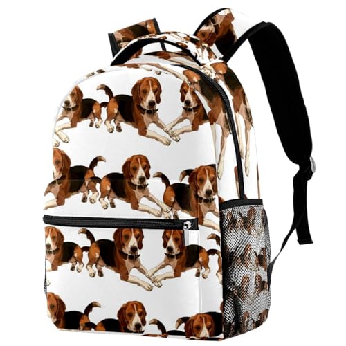 Sac de voyage décontracté pour adolescents motif beagle anti mal de dos