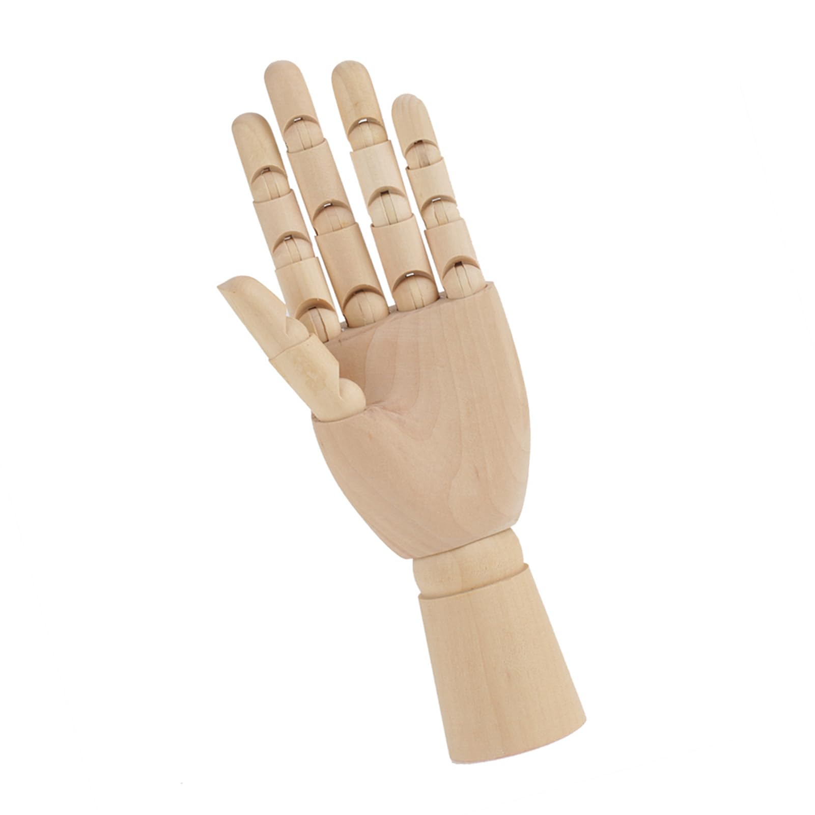 Artist Hand Mannequin with Goodly Proportioned Jointed Fingers for Drawing and Decor Durably Crafted Wooden Sculpture for Art Modeling (10 inch left hand)