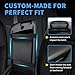Asgohme Center Console Armrest Cover Compatible with Kia Optima 2016-2020 Accessories, Premium Leather Arm Rest Cover Pad, Car Middle Console Cover (Black)