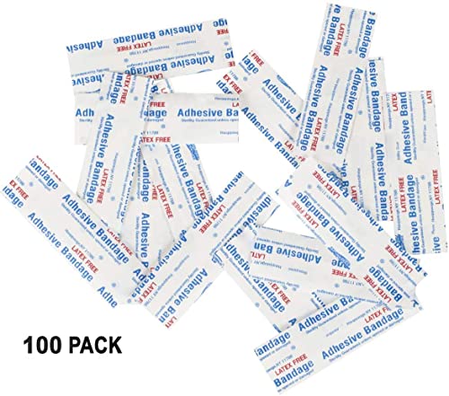 Dukal Butterfly Closure Strips. Pack Of 100 Adhesive Wound Closure Bandages. Sterile Bandages For Wound Protection. Single Use. Individually Wrapped. Easy To Apply. #TOP3