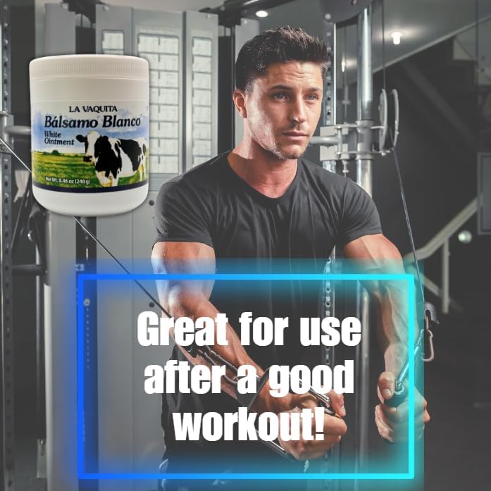 Miniatura 5 de La Vaquita Bálsamo Blanco Ointment 3.52oz (100g)- Fast-Acting for Muscles & Joints - Soothing Balm with Menthol, Camphor, and Eucalyptus Oil