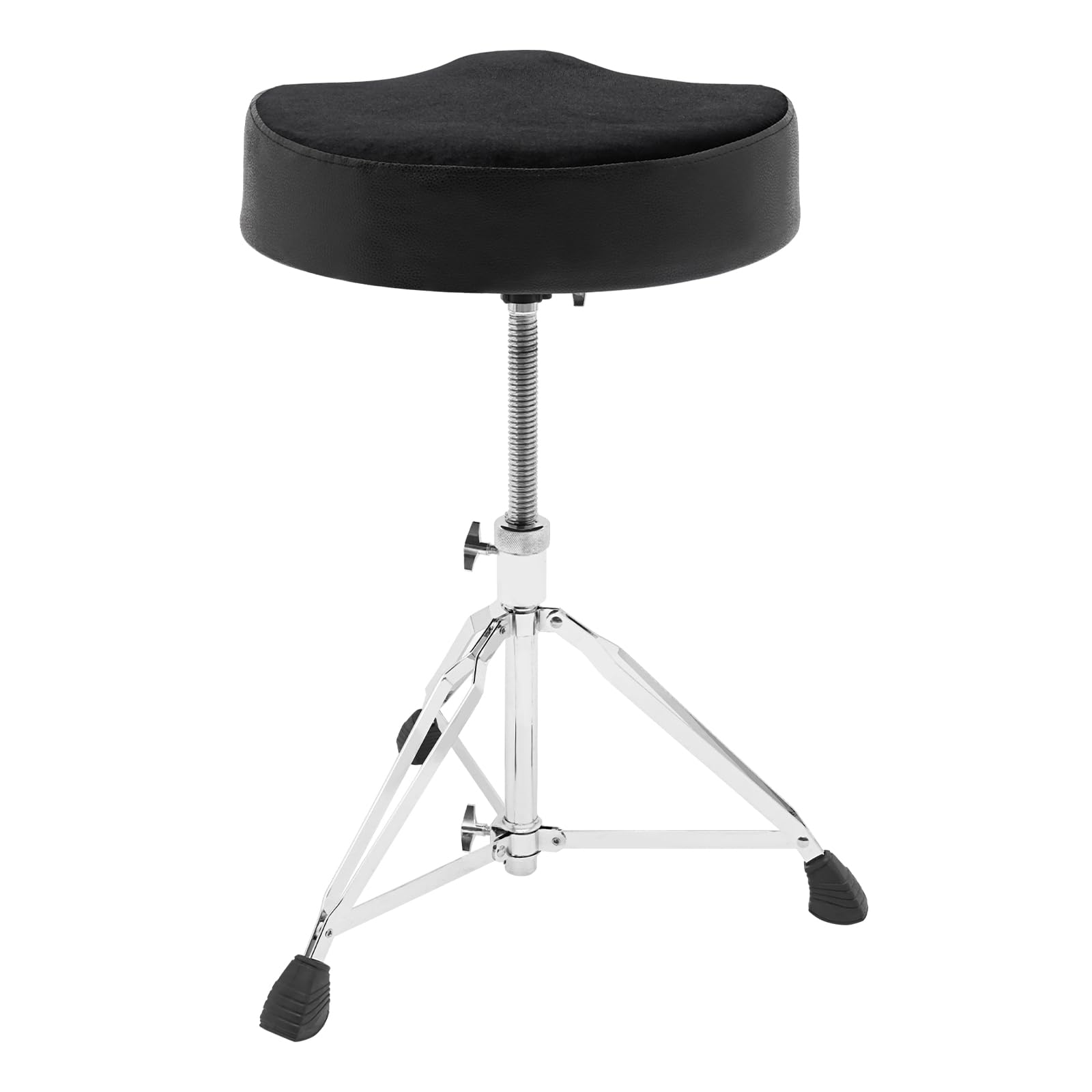 Asiento de batería regulable en altura taburete música plegable, silla silla de montar silla de montar batería acolchada, carga 100 kg adecuado para concierto sala curso peluquería manicura