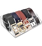NIUBEE Acryl Gürtel-Organizer - 7 Fächer Halter Für Schrank & Schmuck
