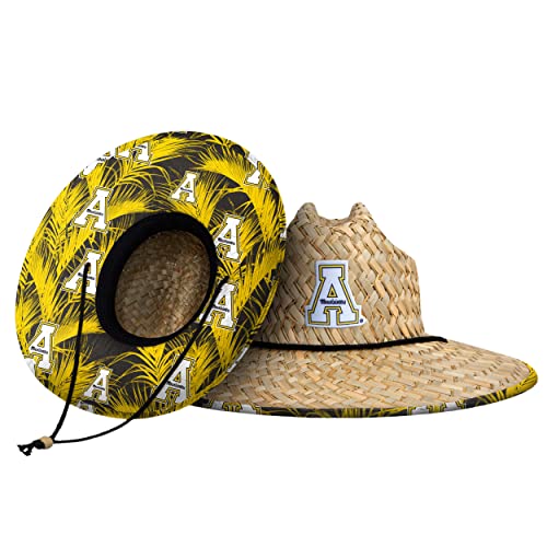 Image of FOCO NCAA Mens NCAA College Team Logo Floral Straw Sun Hat