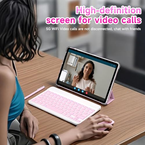 Image of 11 inch Tablet 2 in 1 Tablets, 20GB RAM 128GB ROM, Android 16 Tablet with Case keyboard mouse Stylus Support 2TB Expandable, 13MP Camera, Octa-core Processor 5G WiFi-6 8000MAH Battery 11'' Tableta.