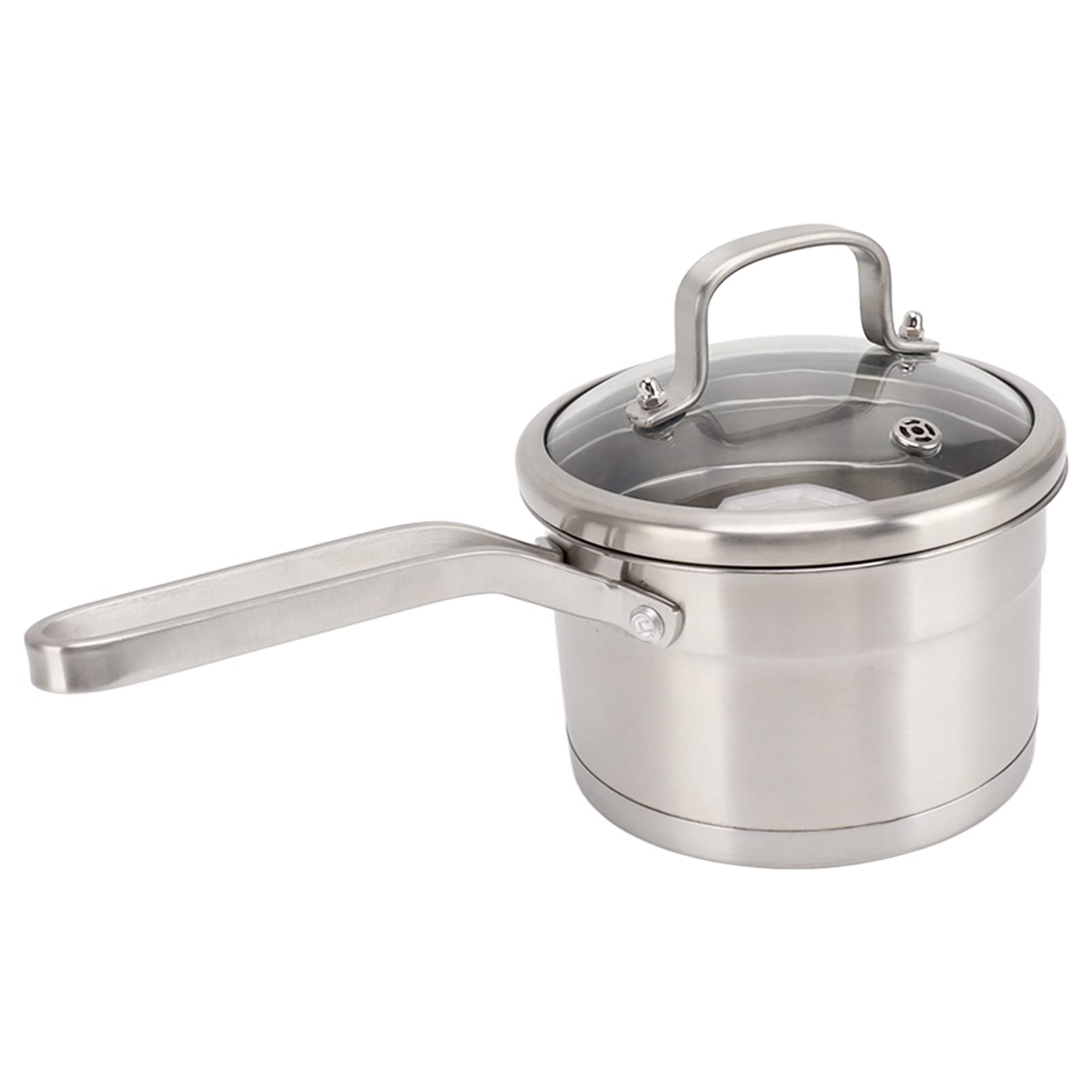 Cacerola para de Acero Inoxidable, Olla de Inducción Antiadherente con Fondo Grueso 304, Olla para Sopa Resistente con un para Calentar Uniformemente en Estufas Eléctricas de Gas de