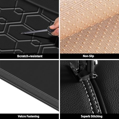 Image of Car Seat Covers for Nissan Rogue 2009-2026 Full Set Faux Leather