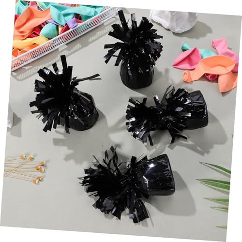 Poids pour ballons design unique lot de 8 lests noirs incassables compacts