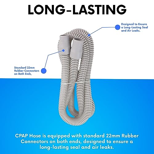 BISTRAS Made in USA - 8 Foot Universal CPAP Tubing - Compatible with All Major CPAP, BiPAP and Most Machines (1 Pack) - Thumbnail 3