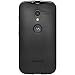 Amzer AMZ96114 Pudding Soft Gel TPU Skin Fit Case Cover for Motorola Moto X XT1053 XT1055 XT1058 XT1056 XT1060 - Retail Packaging - Black
