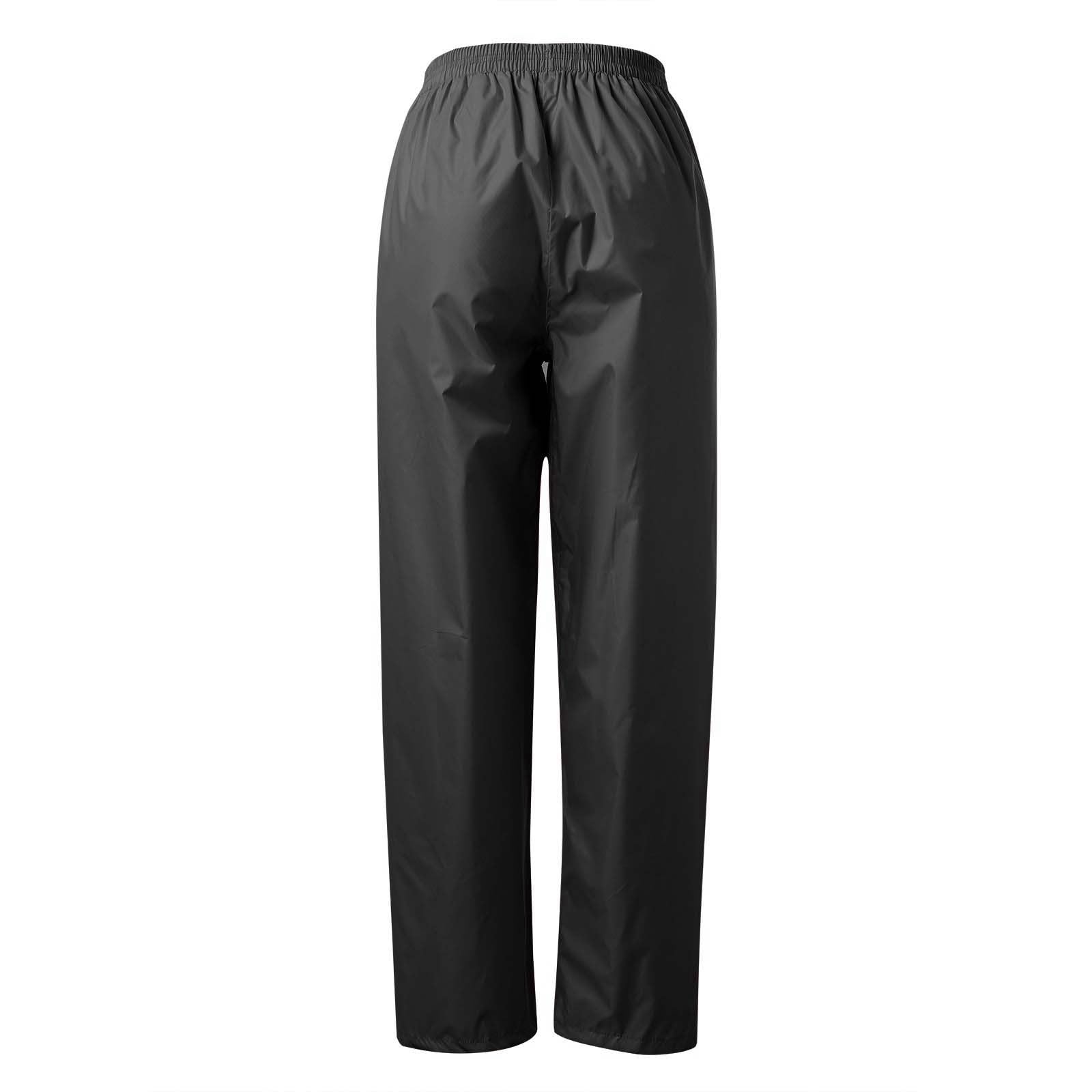 Ensemble Femme Ete 2 Pièces Poncho de Pluie léger imperméable et Respirant avec Capuche Ajustable et Poches pour Hommes et Femmes