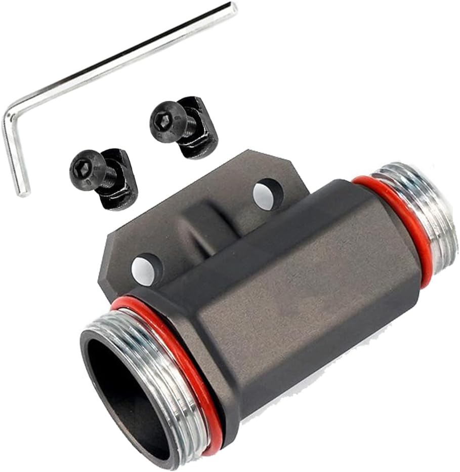 Aluminum Helmet Assembly Flashlight Body M&K System Mount Adapter for Surefire M300 M600 Series/OKW PLHV2 Series Scout Torch Light Accessories with Screw Hole, Long/Short