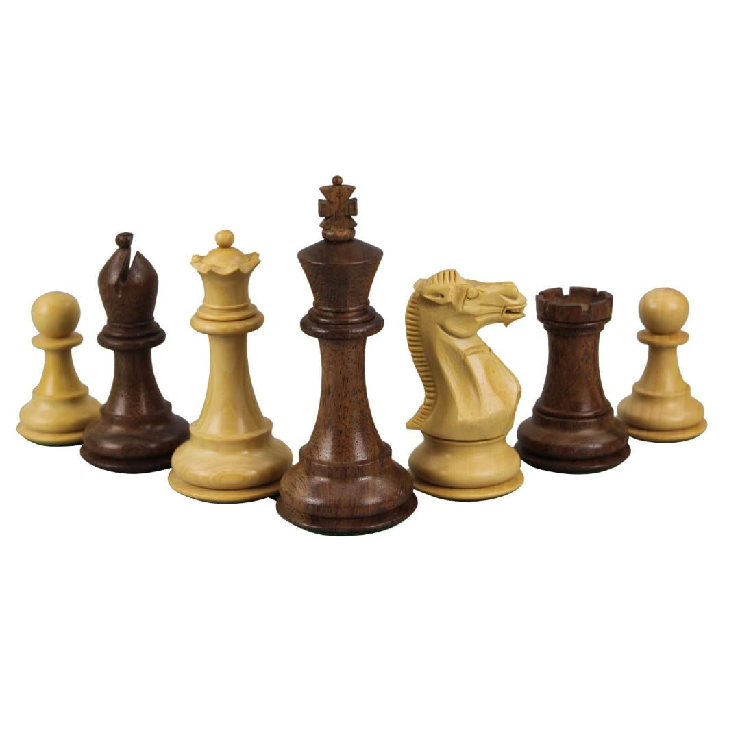 Set di scacchi in legno da 50,8 cm con tavola Helena – Sheesham Morphy Professional Staunton – 9,5 cm