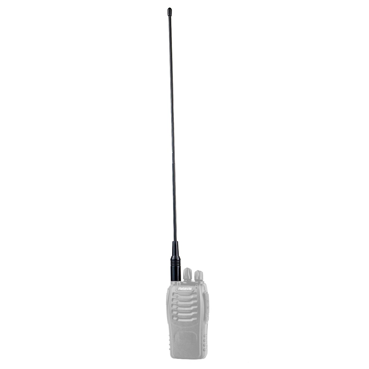 Retevis RT-771 Antenna Telescopica Flessibile SMA-F Doppia Banda 136-174 400-480MHz per Ricetrasmettitore Palmare