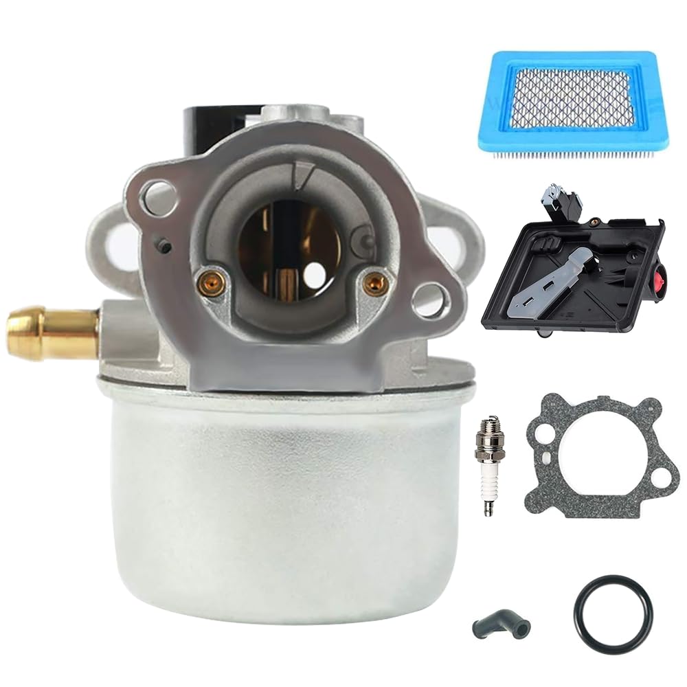Kit Di Ricambio Carburatore Motore Compatibile con Brigg e Stratton 497586 498170 799868 498254 497314 497347 698444 con Filtro Aria