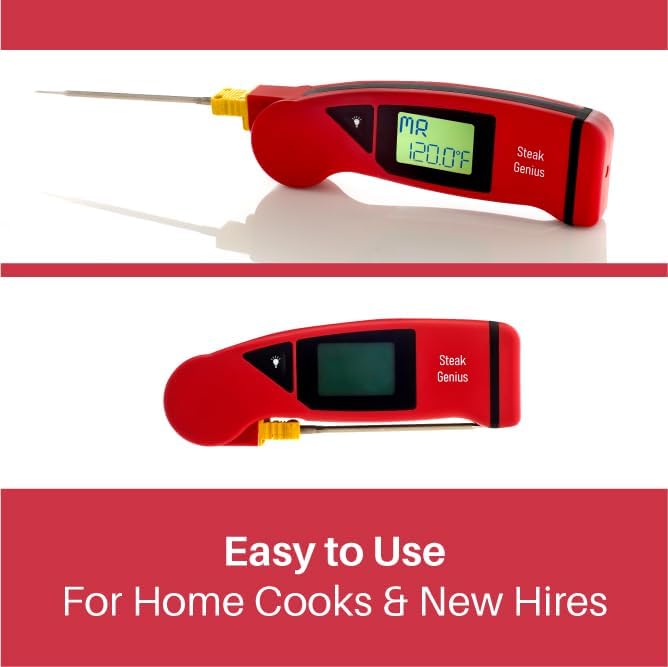 Miniatura 5 de Cooper-Atkins 94100-01 Steak Genius Termopar Plegable, Tipo K