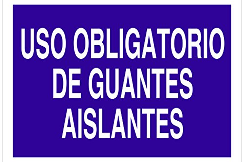 Cofan - Plimpo Señal Poliestireno 420X297 Uso Obligatorio De Guantes Aislantes En Oferta Cofan O10Tpl420297 Señal Poliestireno, 420 X 297 Mm