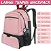 Ytonet Tennis Bag Tennis Backpack for Women Men 2 Rackets with Insulated Pocket Ventilated Shoe Compartment