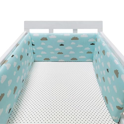 GYCF Safety Bed Guard, Bed Rail Cushion for Toddlers Kids, Universal Bedside Rail Fit, Cushion Side Protectors Guard Safety Rail, Bed Surrounds Protection Cushion,A10,150x30CM