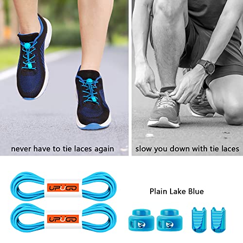 Image of UpUGo Elastic Shoe Laces, No Tie Shoe Laces Tieless for Kids, Adults, Elderly, One Size Fit All