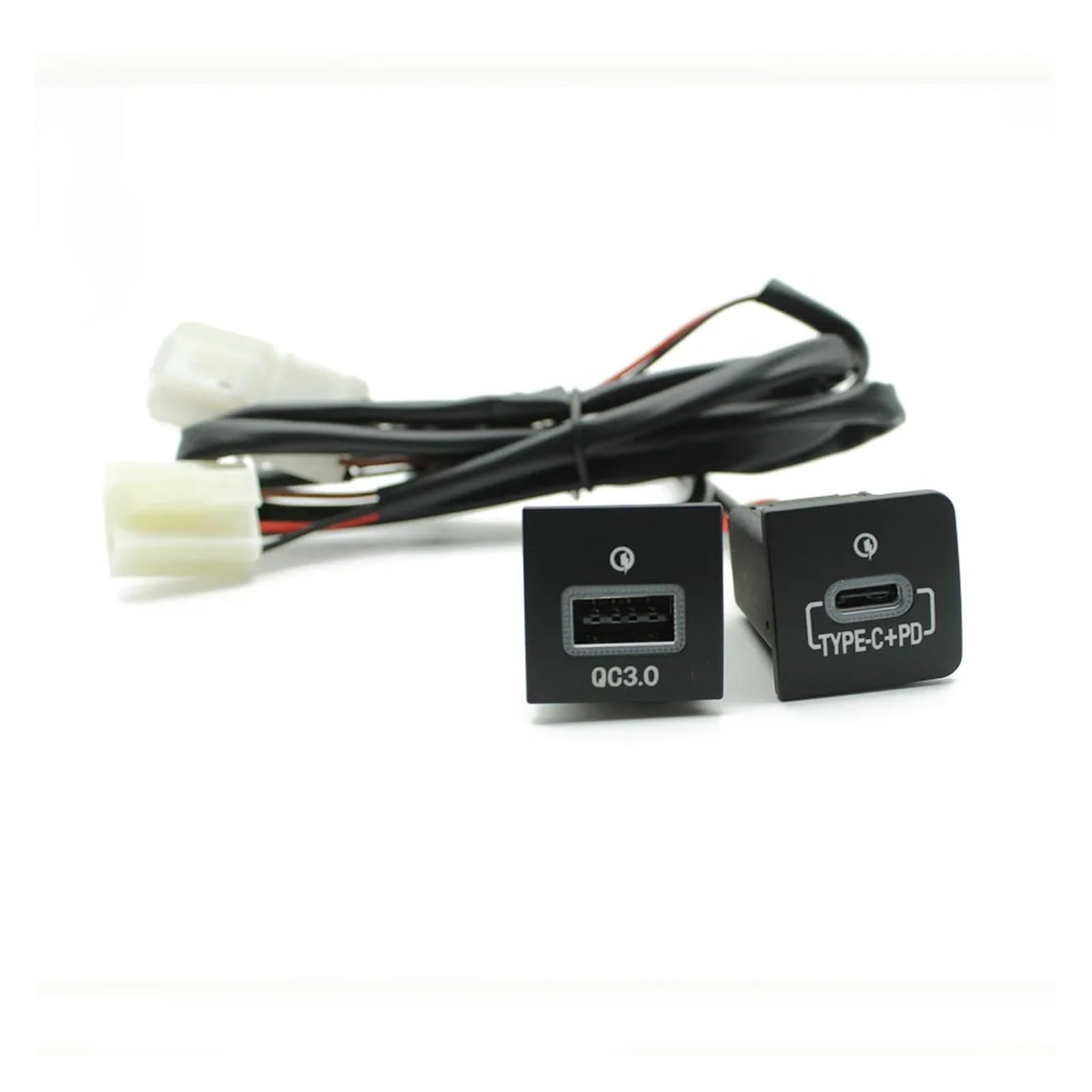 Adatto for VW Golf 6 MK6 Jetta 5MK6 Scirocco 2006-2012 Presa di Ricarica USB for Auto PD Ricarica Rapida QC3.0 PD Interfaccia USB Uso