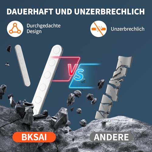 BKSAI Unzerbrechliche Magnete zum Kleben 6er, Stark Neodym Hält 750G – Ansicht 4
