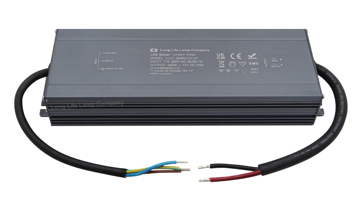 LED Driver 12v Output Low Voltage IP67 Waterproof Transformer LDOT (300)