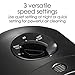 Hamilton Beach TrueAir Air Purifier with Reusable 99% HEPA Grade Filter to 3 Microns, Captures 99% of Allergens, Dust, Pollen, Pet Dander, Mold Spores, 3 Speeds, Whisper Quiet, 160 sq ft, Black
