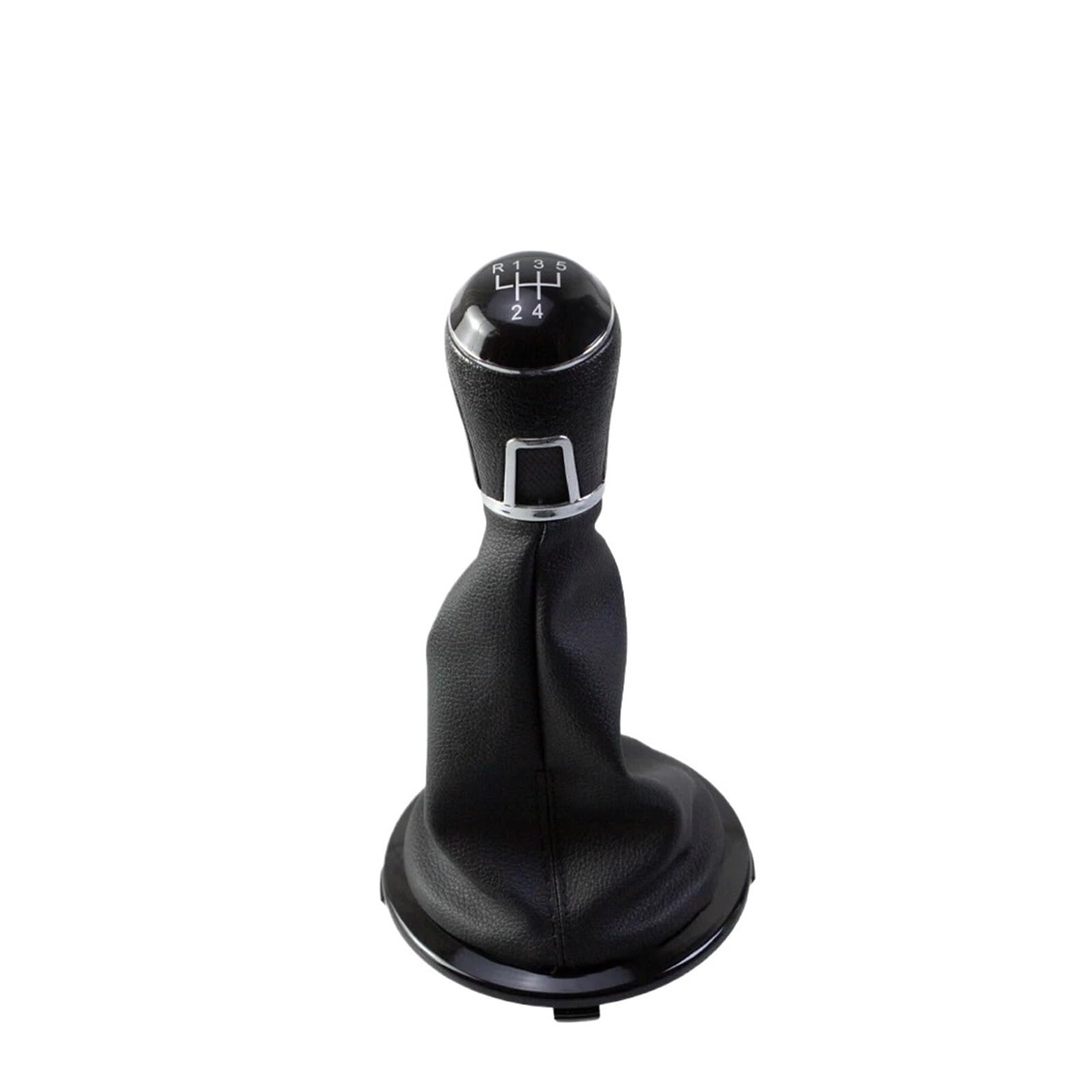 Jeocoai Black-5 Speed Car Gear Knob Shift Knob For Gol For G4 For G5 5 For Speed Manual Handball Cover Abs Interior(Black-5 Speed)