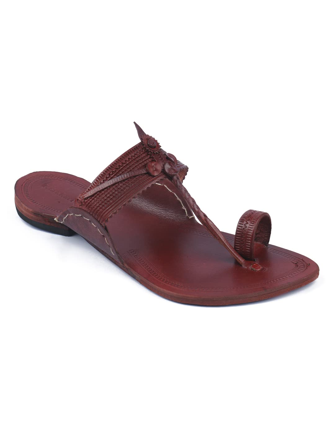 See full amazon price history chart for KORAKARI Mens Kurundwadi Red Brown Kolhapuri Chappal Handmade Anti Slip Design Slippers Stylish Durable Smooth and Comfortable Flip Flops Sandals Traditional Footwears (UK-07) KORAKARI Mens Kurundwadi Red Brown Kolhapuri Chappal Handmade Anti Slip Design Slippers Stylish Durable Smooth and Comfortable Flip Flops Sandals Traditional Footwears (UK-07) (B0BRL2ZGJQ) Amazon Price History, Amazon Price Tracker