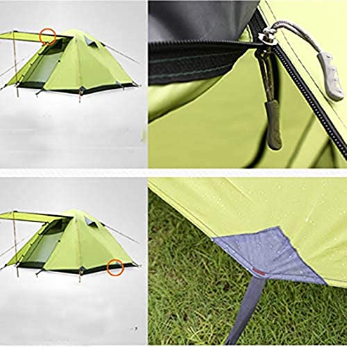 Carpa de camping para 3 personas con varillas de aluminio miniatura 5