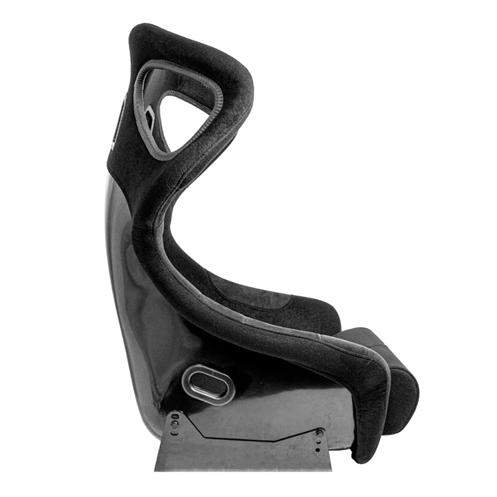 Siège sport 'BS6' - Noir - Dossier fixe en polyester - incl. glissière