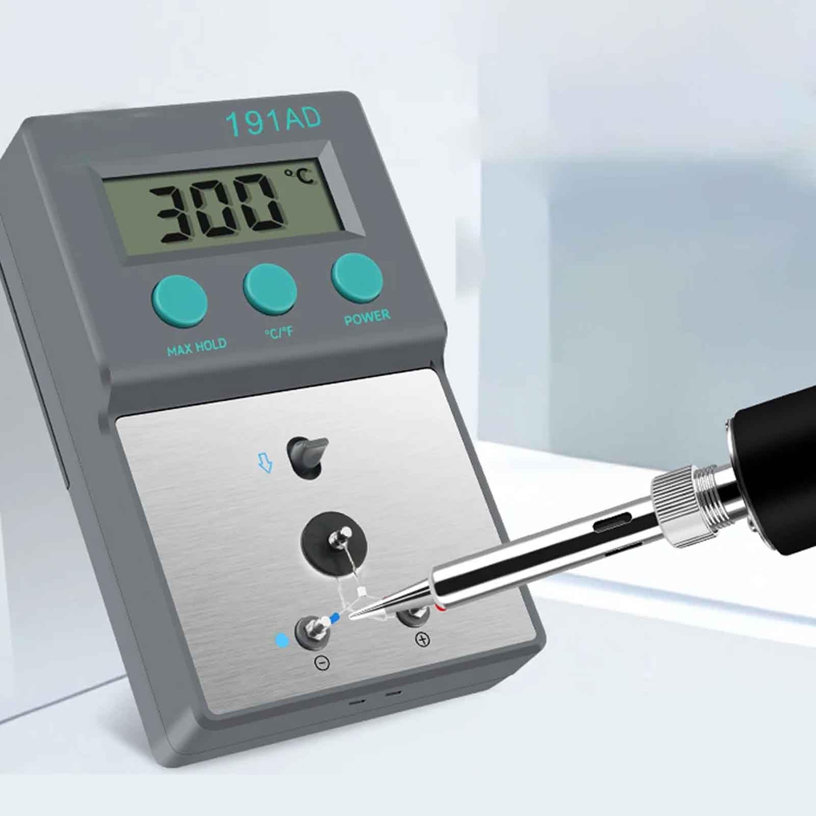 Toplionace Instrumento de Medición de Precisión de Temperatura para Soldador Medición de Temperatura de Líquidos y Gases de Grado Industrial con Termopar