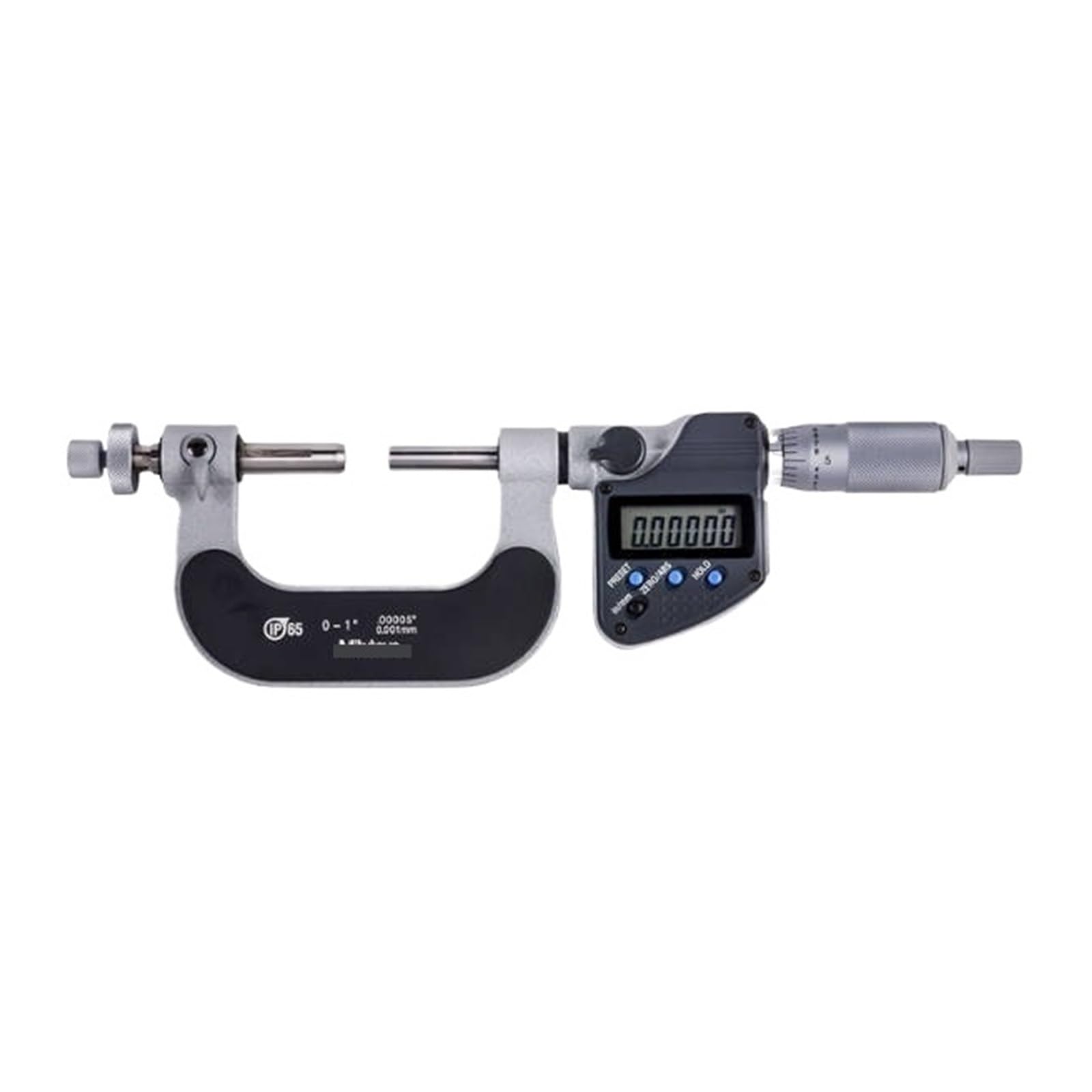 AWWVRLMM Gear Outside Micrometer 324-351-30 0-1" Caliper Type with Carbide Tips Machinist Tool for Metalworking
