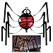 Produktbild UNOMOR Halloween 20 Fuß Gigant Spinne Dekorationen Deckenhänger Set für Party