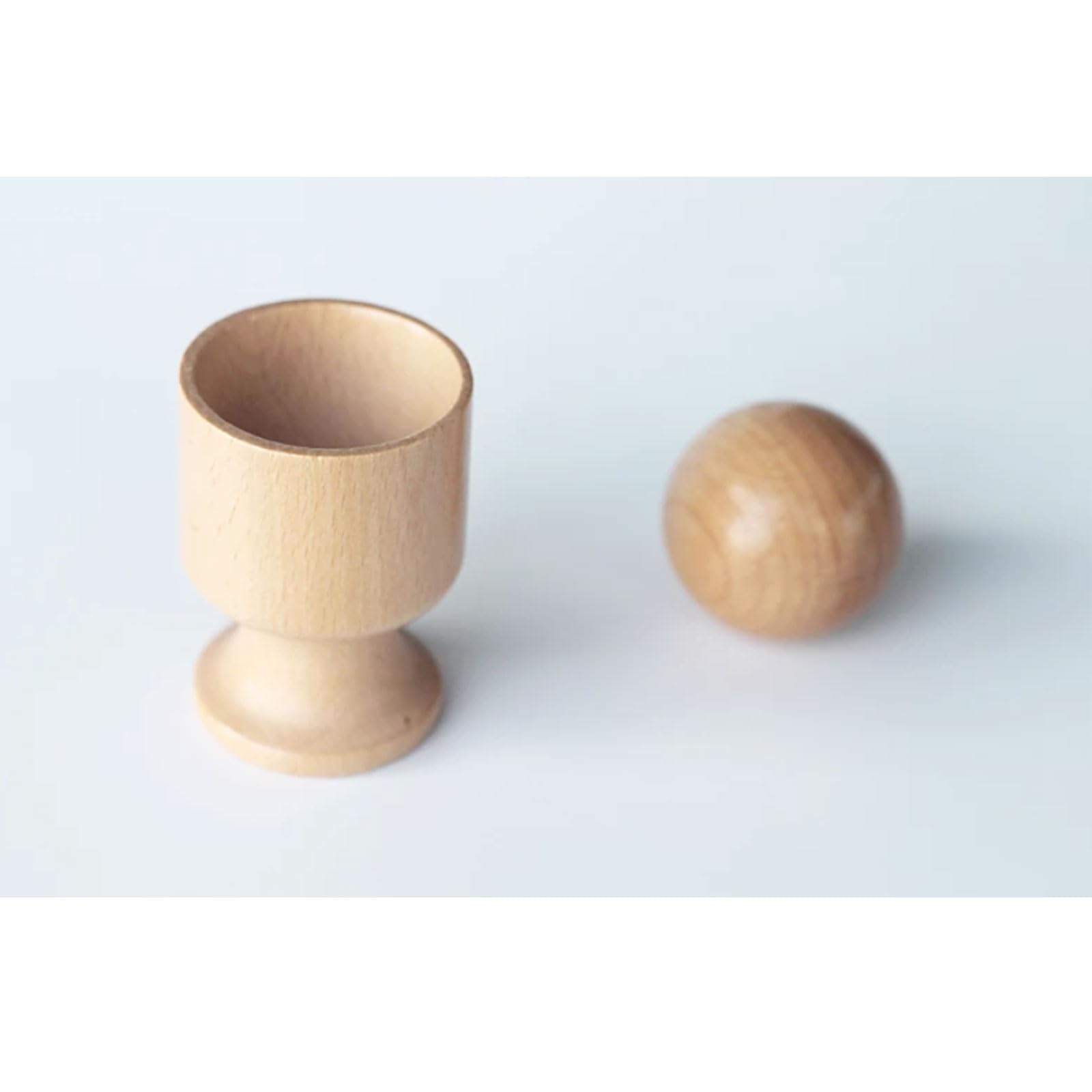 Set di Giochi di Forme in Legno Impilabili Montessori | Blocchi Tazze Cerchio, Quadrato, Uovo Ovale Incastrabili, Coordinazione Occhio-Mano Motricità Fine