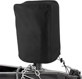 Electric Jack Cover, 210D Oxford Fabric Electric Tongue Jack Protective Cover, Waterproof Jack Head Cover for Travel Trailer Outside Camper RV, Universal Car Accessories (Black)