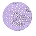 3M Cubitron II Hookit Purple Clean Sanding Abrasive Disc, 31466, 3 in, 600+ Grade, Pack of 50 Discs, Virtually Dust-Free, High Performance, Long Lasting, Multi-Hole Pattern, for Automotive Sanding