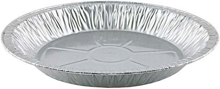 PACTOGO 11" Aluminum Foil Pie Pan Extra-Deep Disposable Tin Plates (Pack of 100)